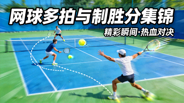网球比赛多拍回合与制胜分集锦视频封面